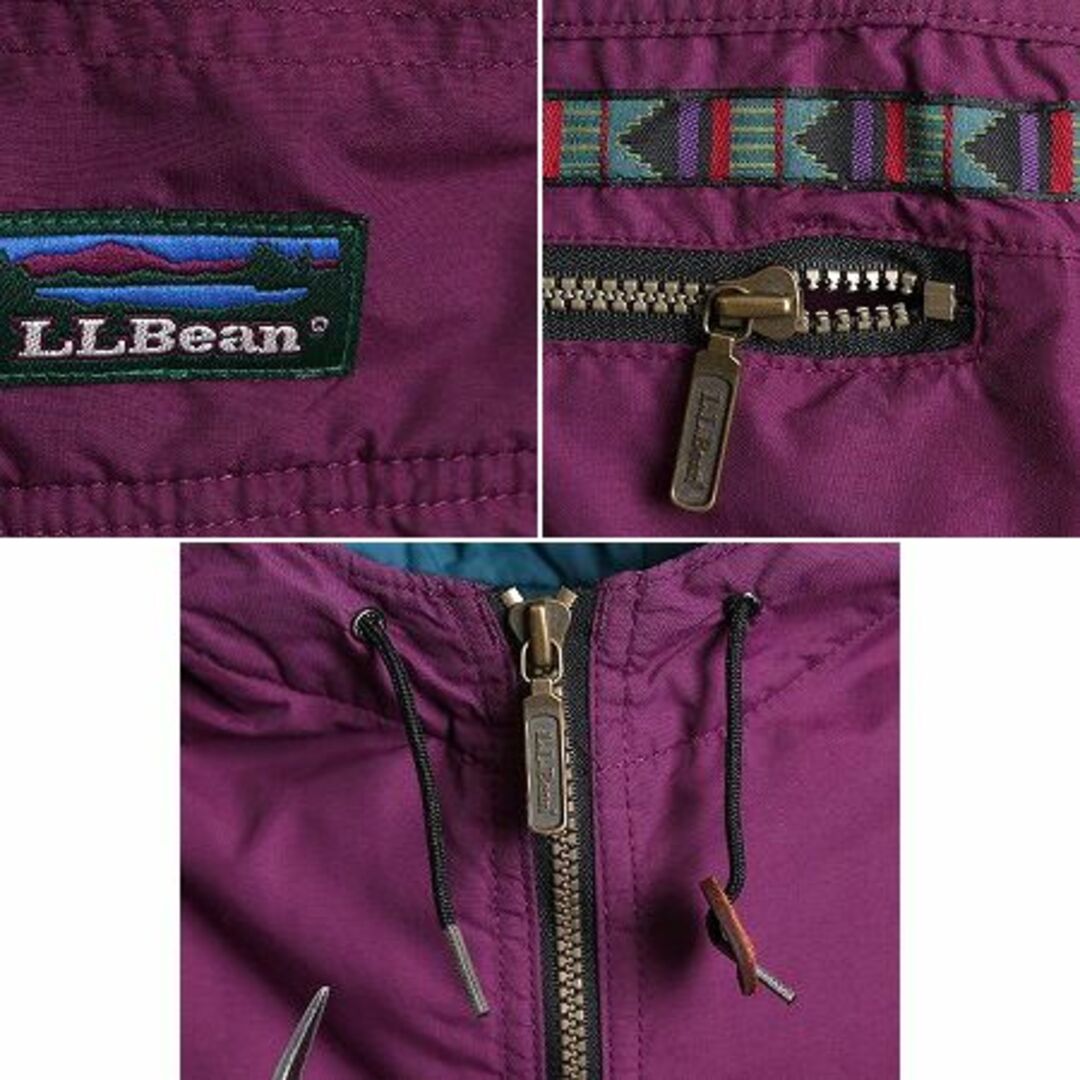 L.L.Bean - 90s USA製 エルエルビーン 中綿 ナイロン アノラック