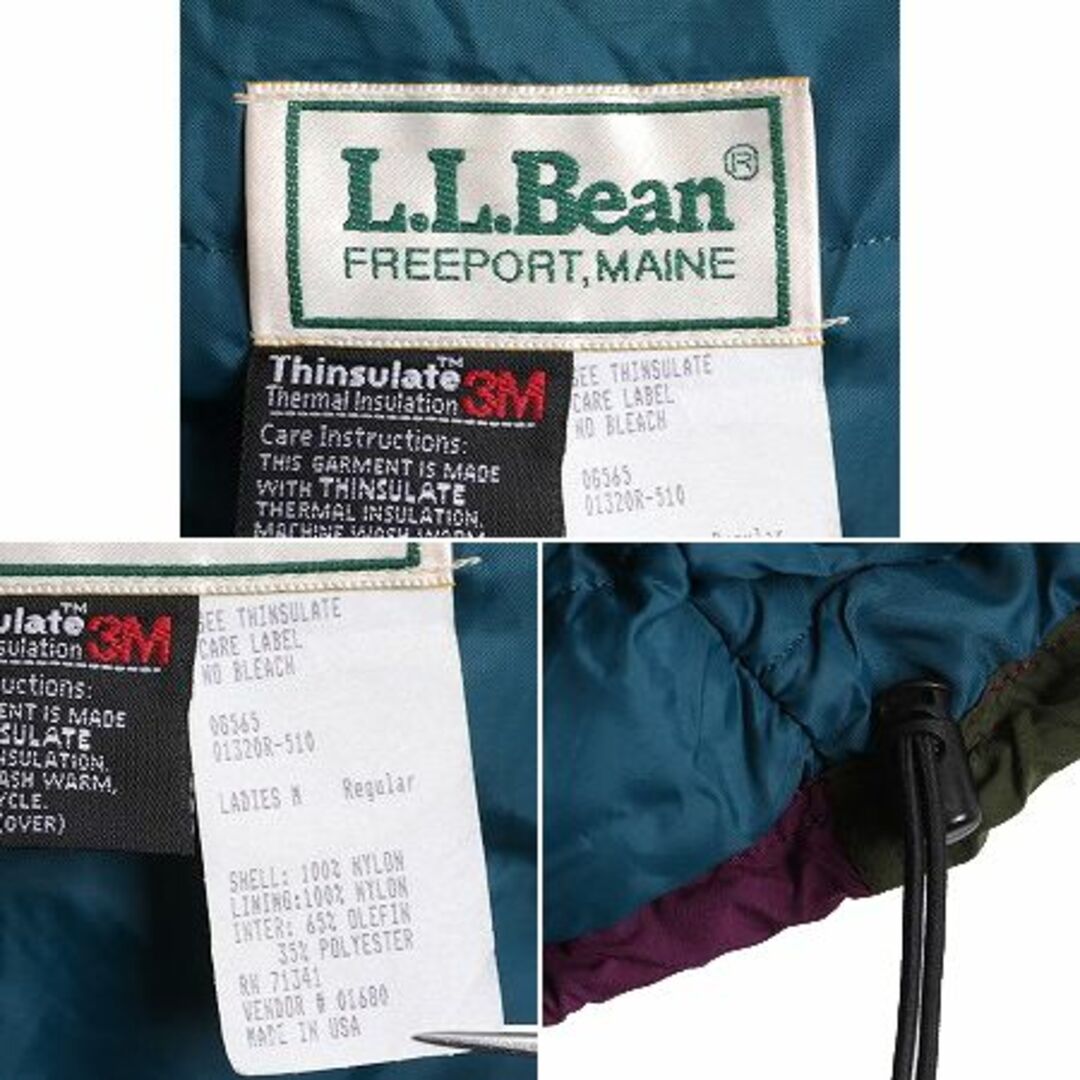 L.L.Bean - 90s USA製 エルエルビーン 中綿 ナイロン アノラック L.L.Bean - 90s USA製 エルエルビーン 中綿 ナイロン アノラック
