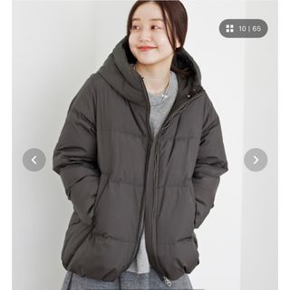 IENA タフタロングダウンコート黒クリーニング済美品38イエナ