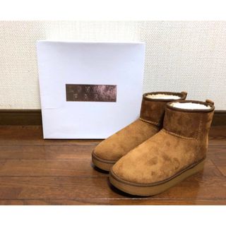 ローリーズファーム(LOWRYS FARM)のLOWRYS FARM   厚底ムートンブーツ  23.5cm(ブーツ)