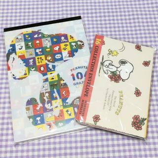 スヌーピー(SNOOPY)のSNOOPY スヌーピー グラフィティレター104 ＆ 封筒セット☆(カード/レター/ラッピング)