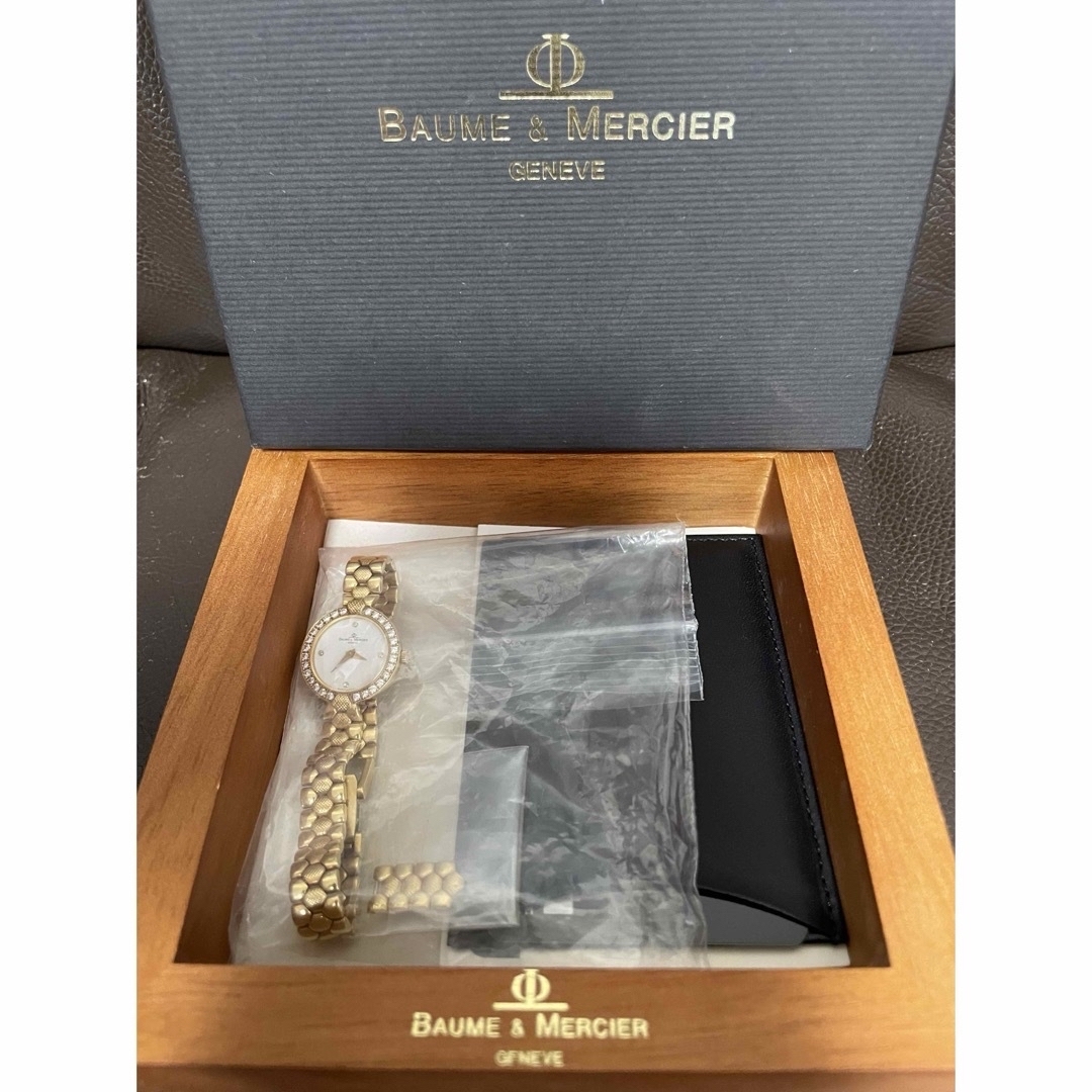 BAUME&MERCIER(ボームエメルシエ)のボーム&メルシエ　K18 ダイヤ 腕時計 41g BAUME&MERCIER レディースのファッション小物(腕時計)の商品写真