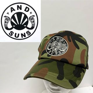 アンドサンズ(ANDSUNS)のANDSUNS Camouflage Mesh Cap(キャップ)