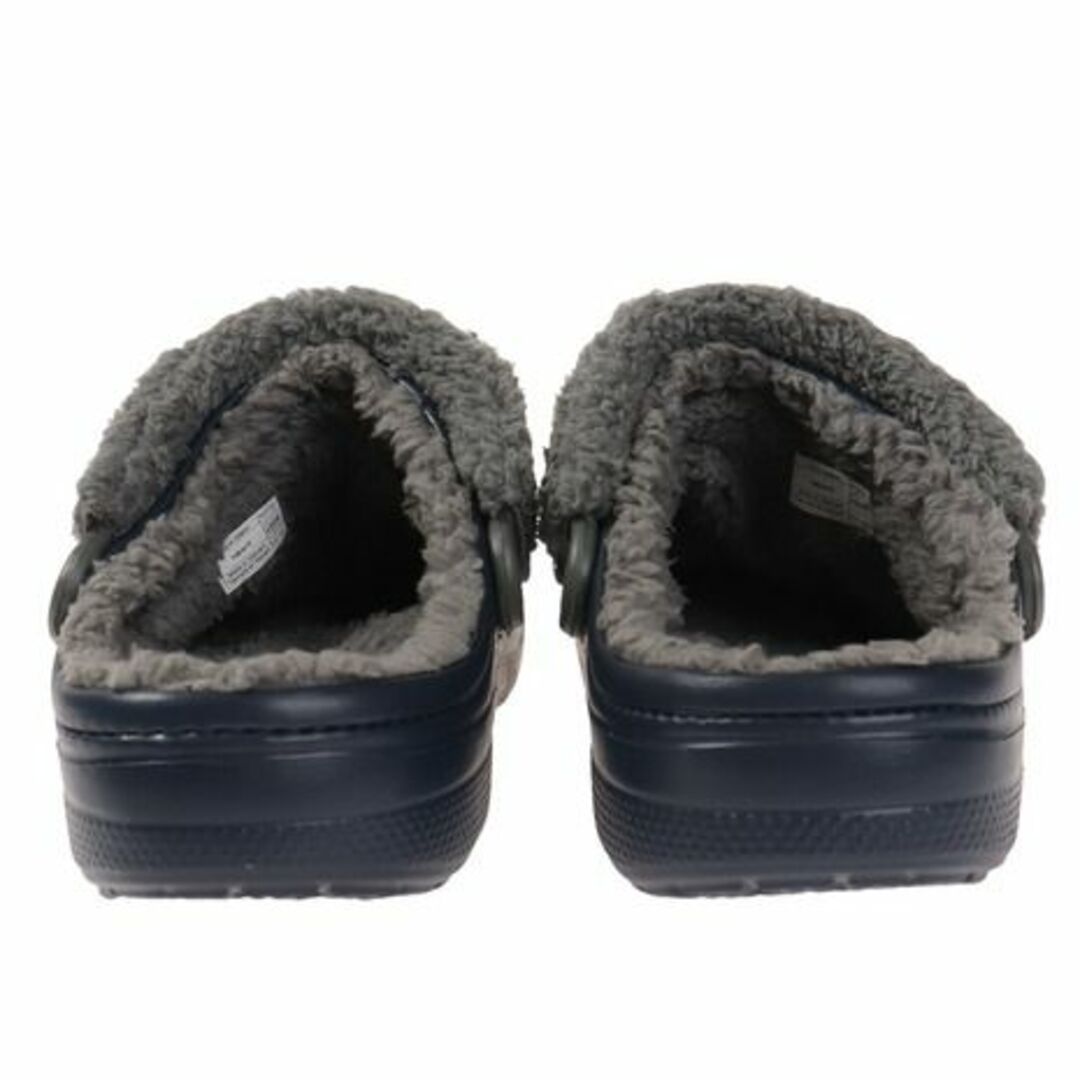 crocs(クロックス)の29cm クロックス バヤ ラインド ファズ ストラップ クロッグ ネイビー メンズの靴/シューズ(サンダル)の商品写真