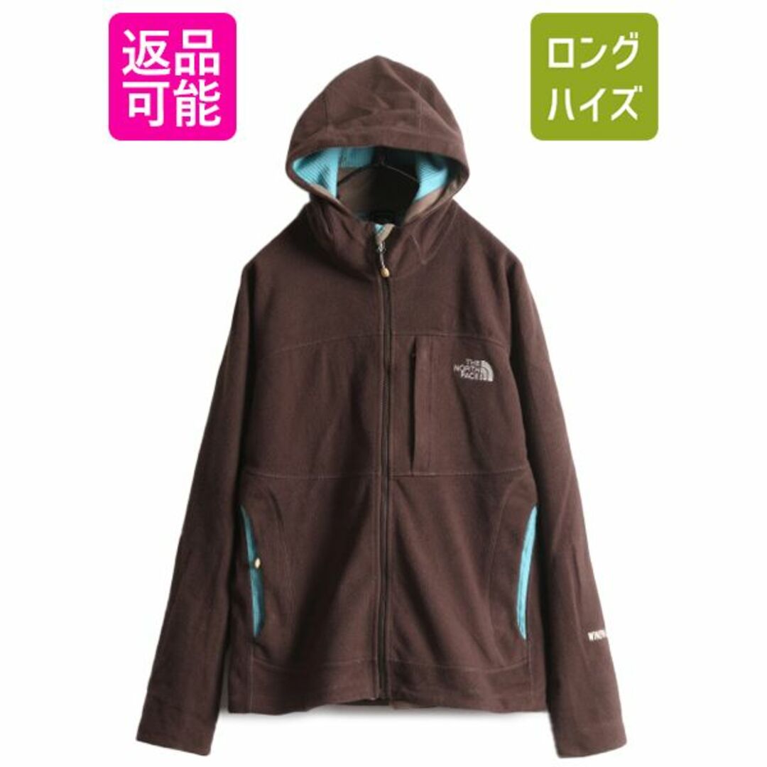 THE NORTH FACE(ザノースフェイス)のノースフェイス WIND WALL フリース パーカー ジャケット レディース L / 古着 The North face ジャンパー フルジップ フード アウトドア レディースのジャケット/アウター(ブルゾン)の商品写真