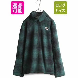 ザノースフェイス(THE NORTH FACE)のUS企画 ノースフェイス ゴードン ライオンズ ハーフジップ フリース ジャケット メンズ XL The North Face オンブレ チェック プルオーバー(ブルゾン)