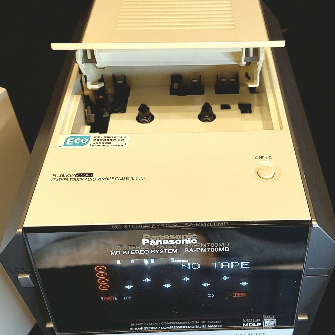 Panasonic(パナソニック)のパナソニック MD ステレオシステム 5CDチェンジャー カセット AM/FM スマホ/家電/カメラのオーディオ機器(その他)の商品写真