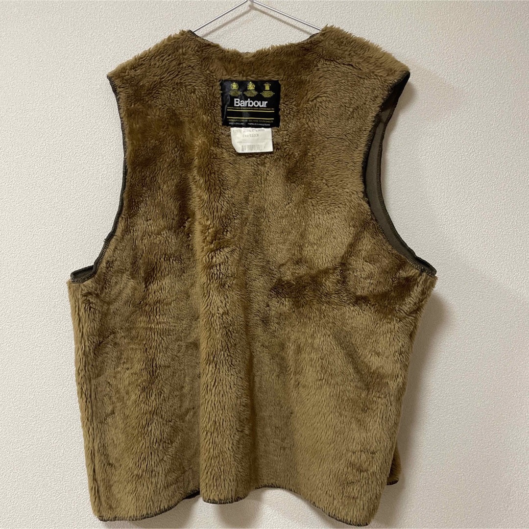 Barbour(バーブァー)のBARBOUR バブアー 44 ファーベスト ライナー 古着 used メンズのトップス(ベスト)の商品写真