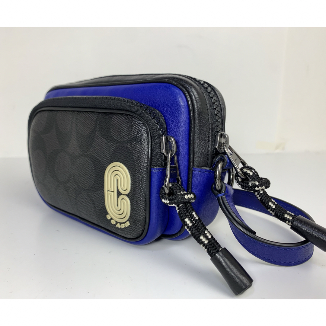 極美品☆コーチ メンズ レディース COACH ダブルポーチ ショルダー