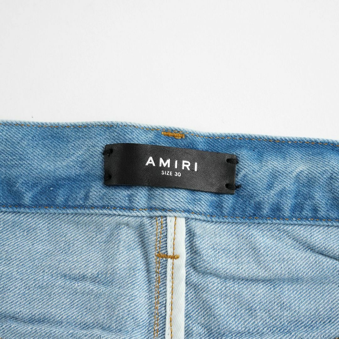 ユニゾンアミリ出品一覧新品 AMIRI STRAIGHT FIT ALOHA PATCHJEAN 30