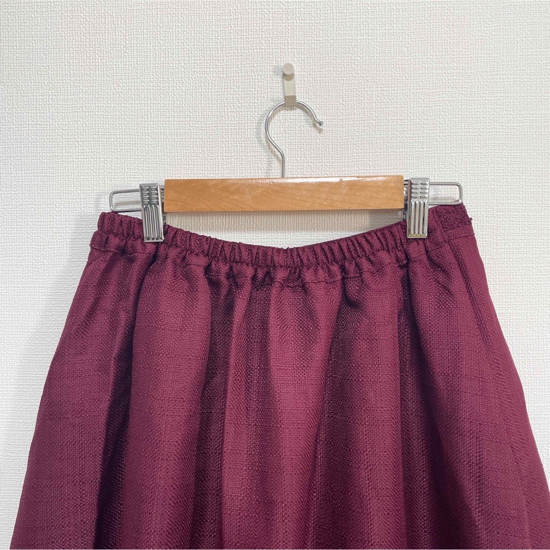 axes femme(アクシーズファム)のaxes femme プリーツレーススカート ボルドー ロリータ 量産型 レディースのスカート(ロングスカート)の商品写真