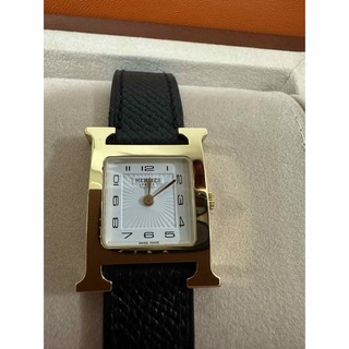 RA1240シリアルエルメス HERMES RA1.240 ラリー クォーツ レディース 箱・保証書付き_785915