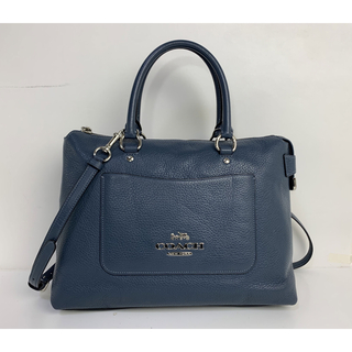 コーチ(COACH)の極美品★コーチ COACH ペブル レザー 2WAY ショルダー ハンドバッグ(ショルダーバッグ)