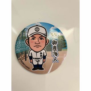 サイタマセイブライオンズ(埼玉西武ライオンズ)の與座海人　缶バッジ(スポーツ選手)