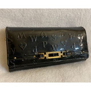 【美品】 pinky wolmanエナメル 長財布 二つ折り財布(長財布)