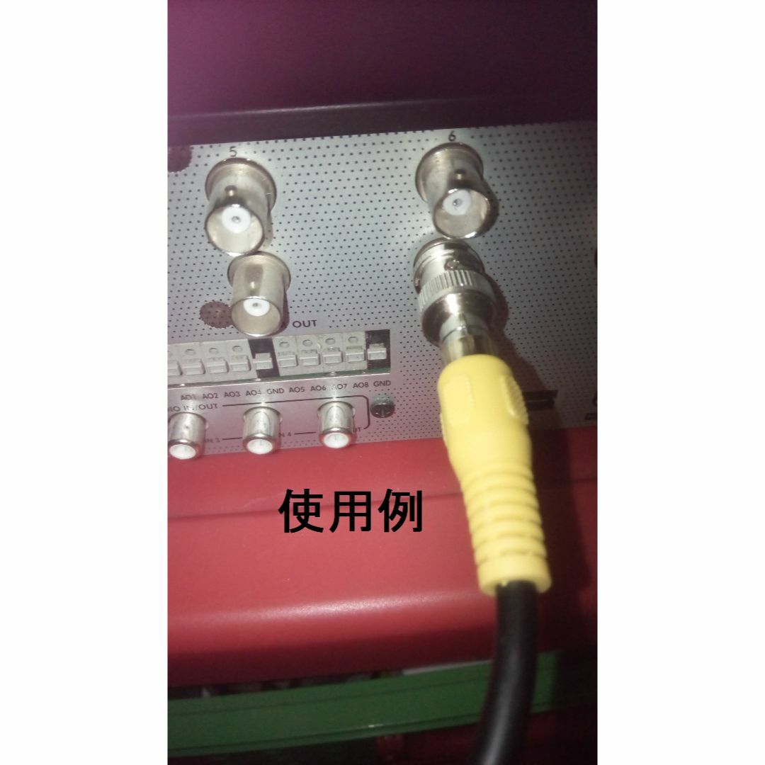 BNC/RCA変換プラグ スマホ/家電/カメラのカメラ(その他)の商品写真