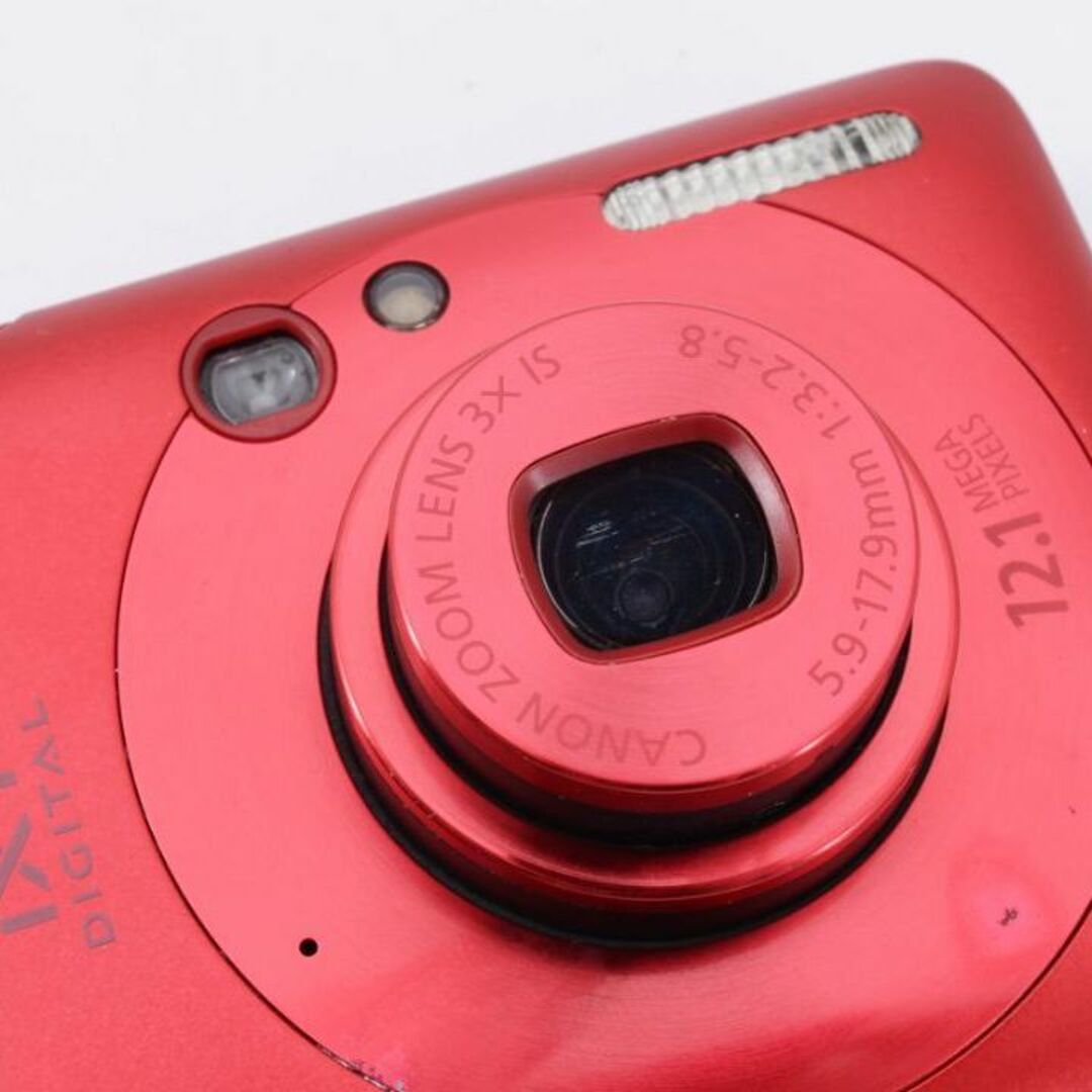 Canon - ✨美品✨Canon IXY 210 IS レッド コンパクトデジタルカメラの