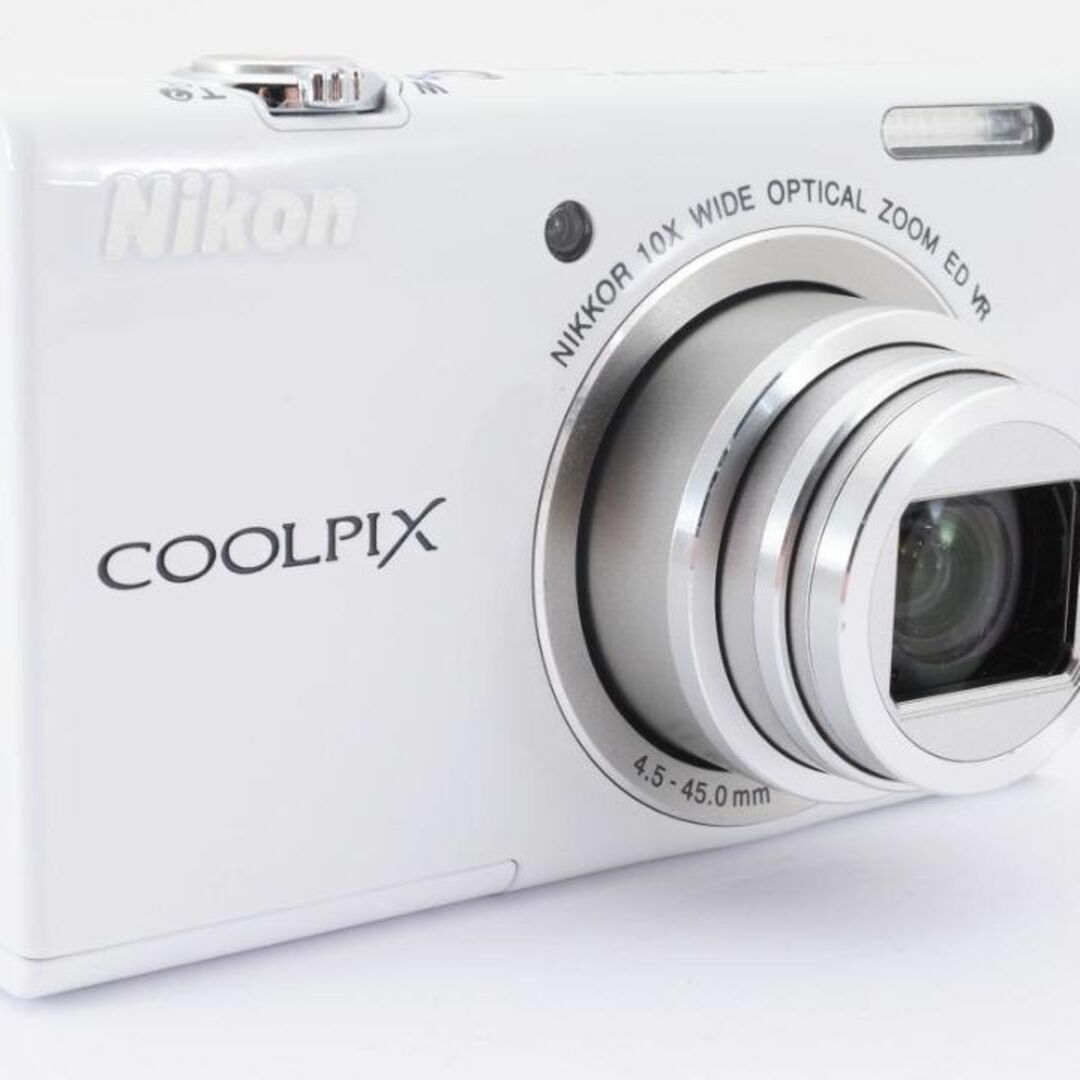 ✨極美品✨Nikon COOLPIX S6200 ホワイト　デジタルカメラコロンショップ