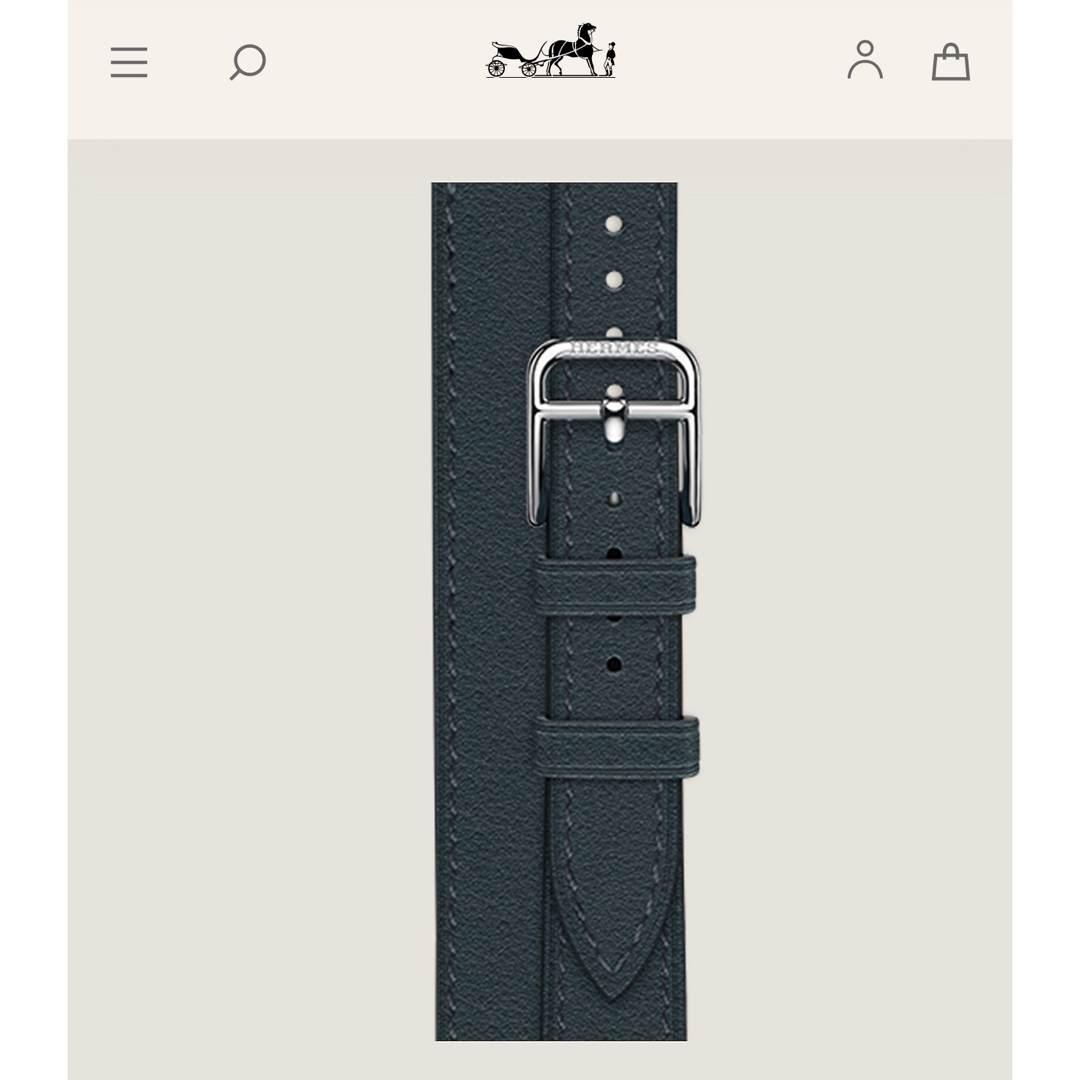 フランス製ストラップApple Watch Hermès ドゥブルトゥール