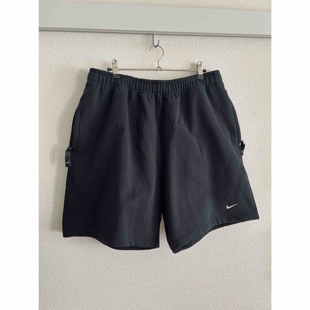 フレンチテリーNIKE ナイキ ソロスウッシュ メンズフレンチテリーショートパンツ 黒 XL