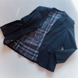 バーバリー(BURBERRY)の美品 BURBERRY LONDON ジャケット ノバチェック ブラック 140(ジャケット/上着)