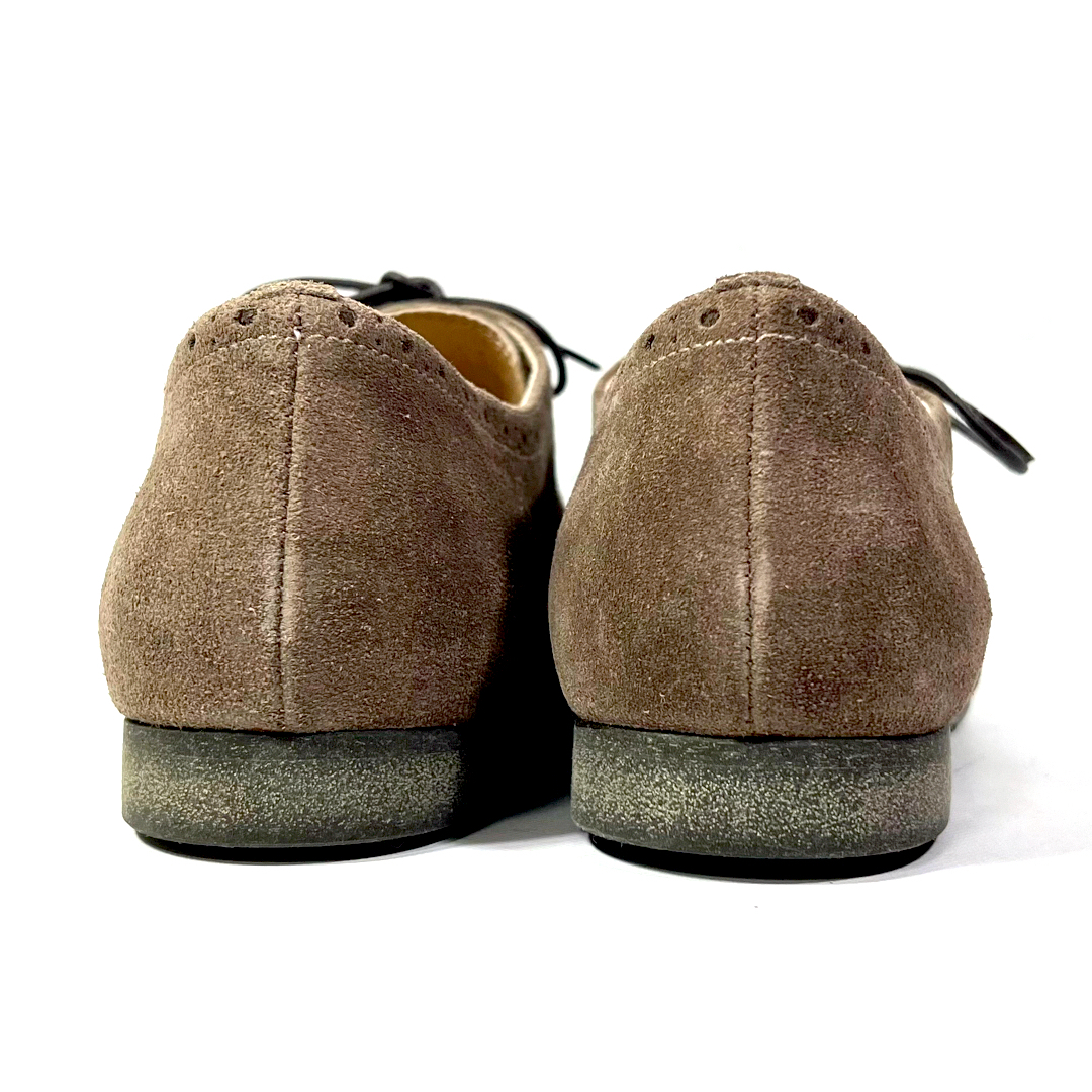 MODE KAORI(モードカオリ)の【新品未使用】MODE KAORI スエード ウィング ローファー 茶 24.0 レディースの靴/シューズ(ローファー/革靴)の商品写真