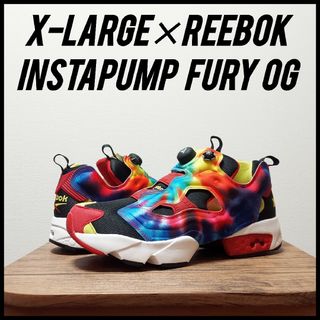 リーボック(Reebok)のX-LARGE×Reebok クラシック インスタポンプフューリーOG　試着のみ(スニーカー)