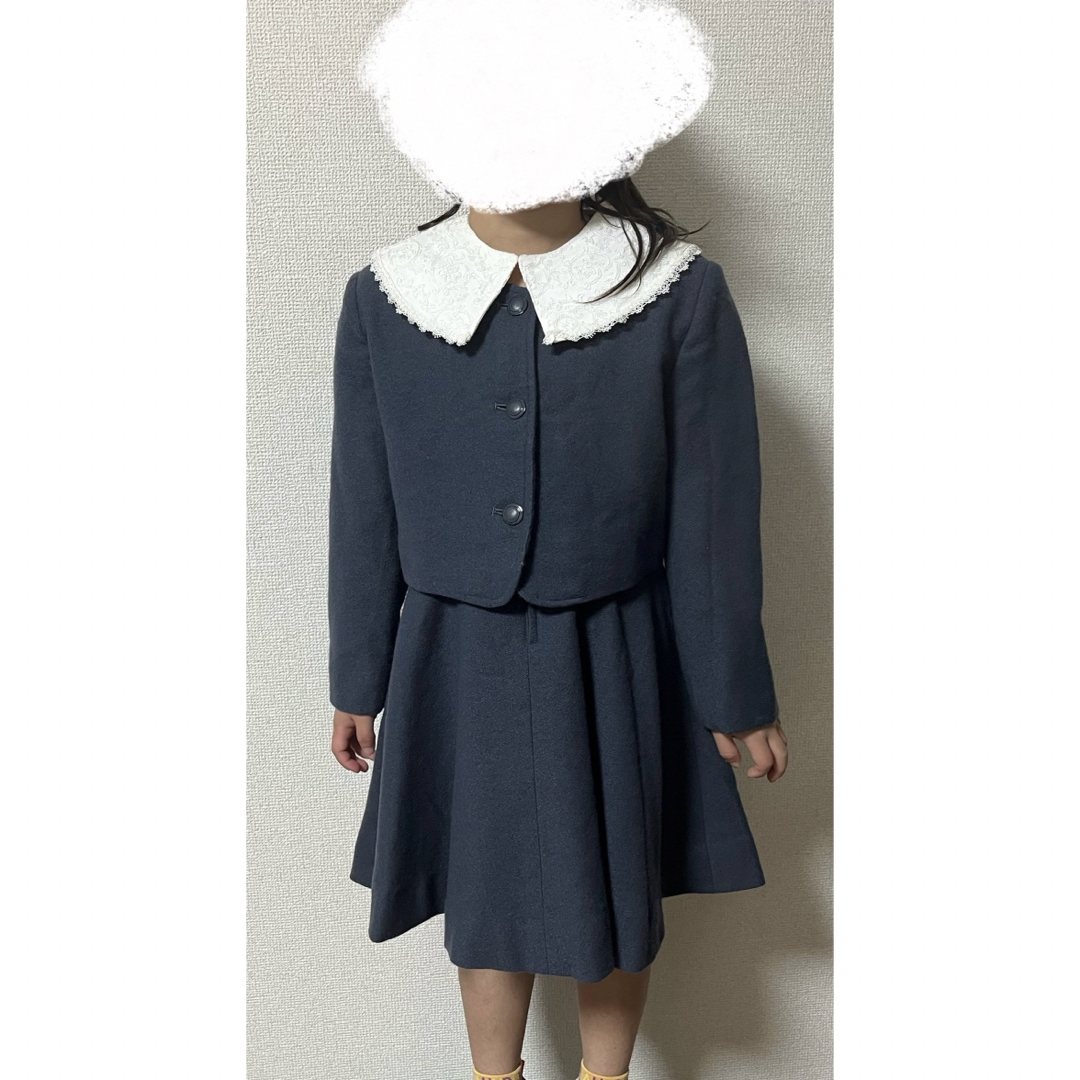 卒園式　入学式　ワンピース　115cm 七五三 キッズ/ベビー/マタニティのキッズ服女の子用(90cm~)(ドレス/フォーマル)の商品写真