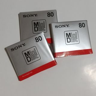 ソニー(SONY)のSONY ミニディスク MDW80T 録音用80分  ３点(その他)