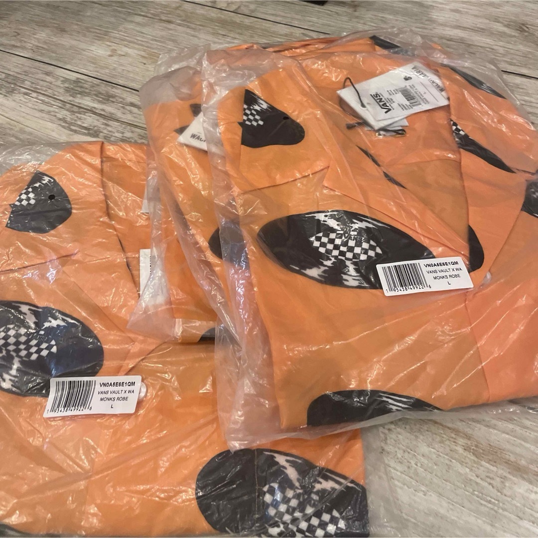 Vans × Wacko Maria ハワイアンシャツ Orangeシャツ