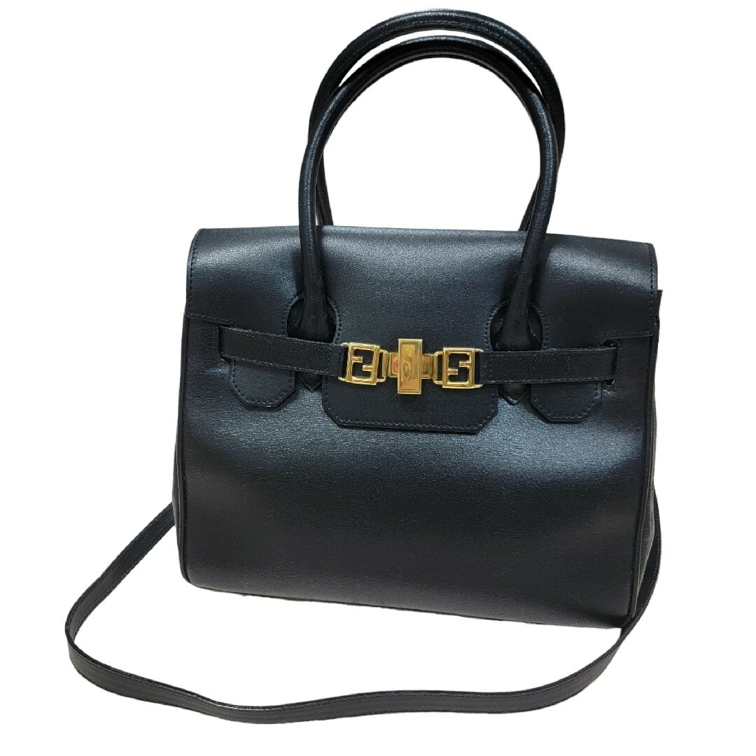 FENDI(フェンディ)の【希少】美品 フェンディ FENDI ズッカ金具 2WAY ハンドバッグ レディースのバッグ(ハンドバッグ)の商品写真