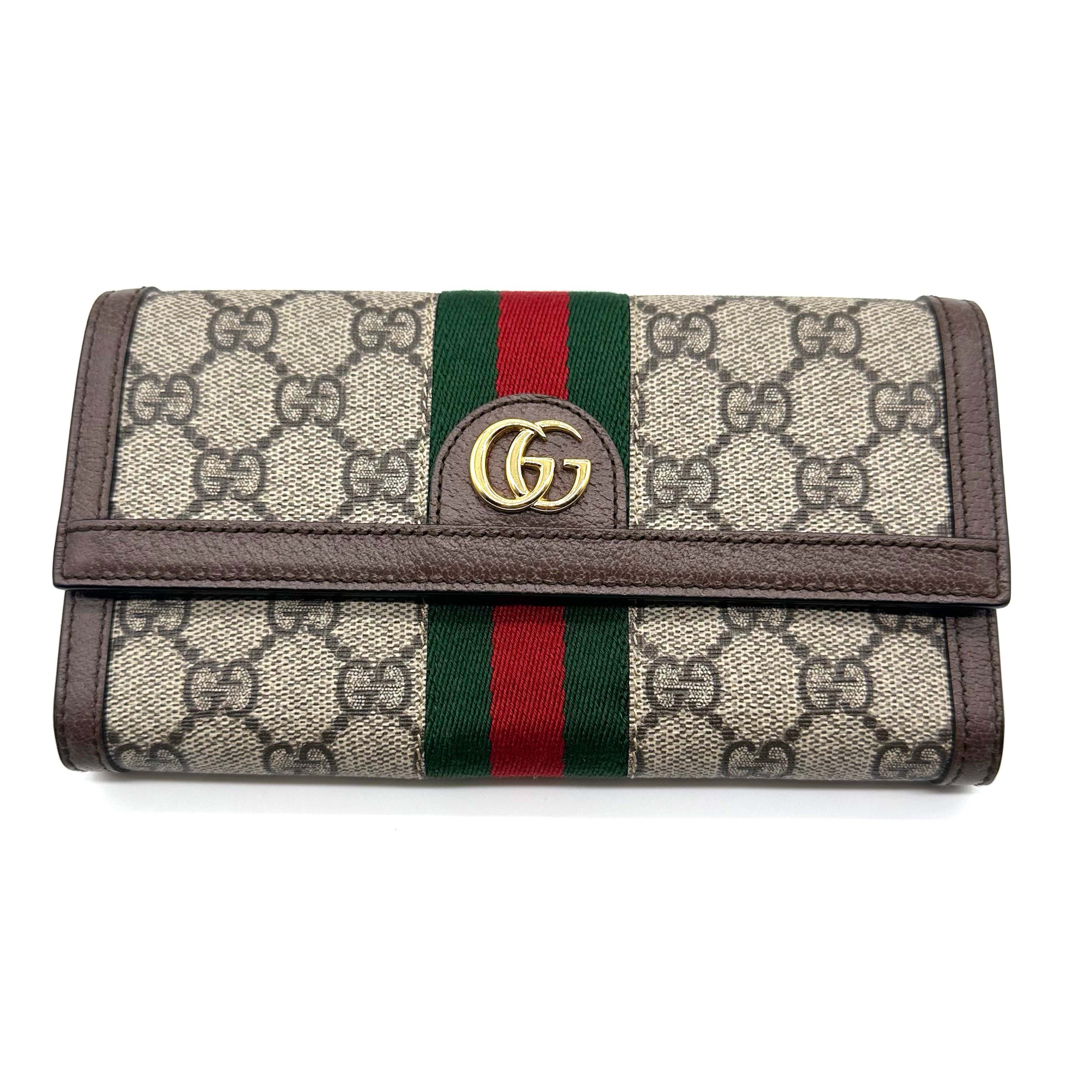 Gucci(グッチ)の【美品】GUCCI グッチ GGマーモント オフィディア 長財布  レディースのファッション小物(財布)の商品写真