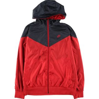 ナイキ(NIKE)の古着 ナイキ NIKE リバーシブル フード付き ウインドブレーカー メンズXL /eaa398256(ナイロンジャケット)