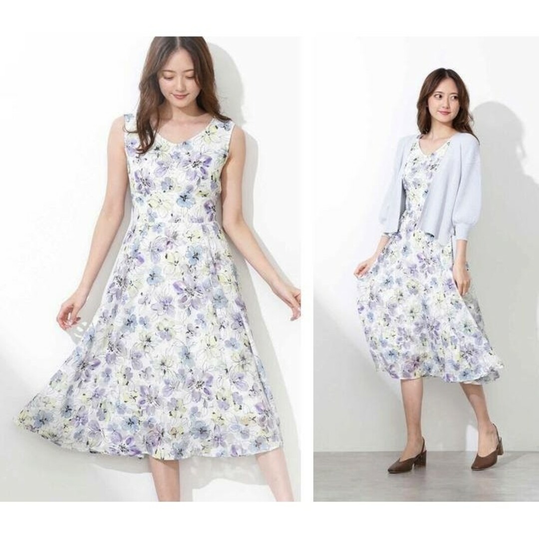 フローラルカットジャガードワンピース JILL by JILLSTUART