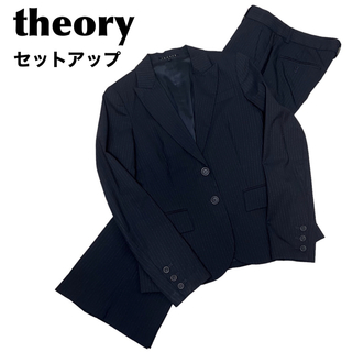 セオリー(theory)の良品　セオリー　theory ストライプ　セットアップ　パンツ　スーツ(その他)