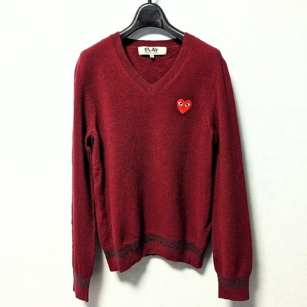 COMME des GARCONS(コムデギャルソン)のPLAY COMME des GARCONS　ギャルソン　ニット　セーター レディースのトップス(ニット/セーター)の商品写真