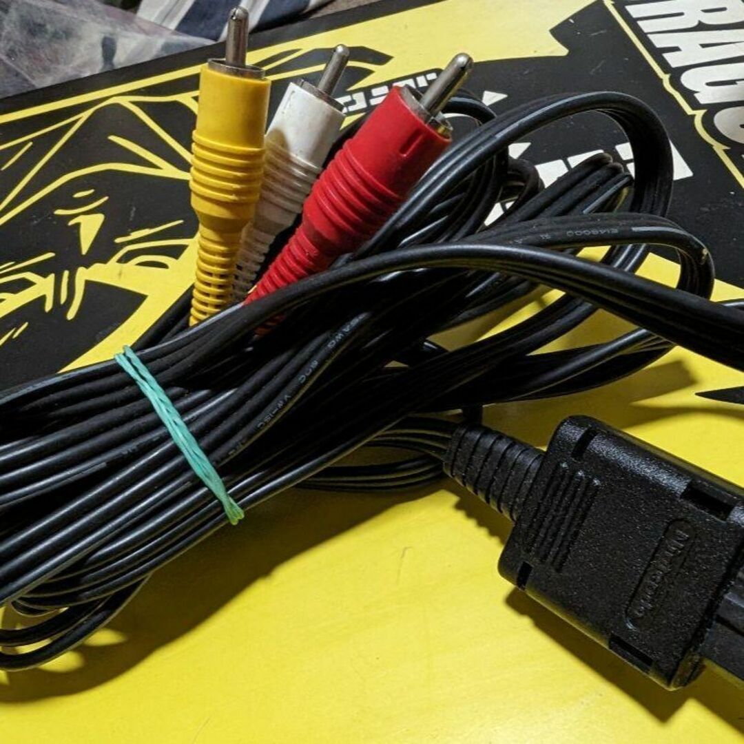 ニンテンドーゲームキューブ - 任天堂 AVケーブル 黒 ステレオ ニンテンドーゲームキューブ - 任天堂 AVケーブル 黒 ステレオ