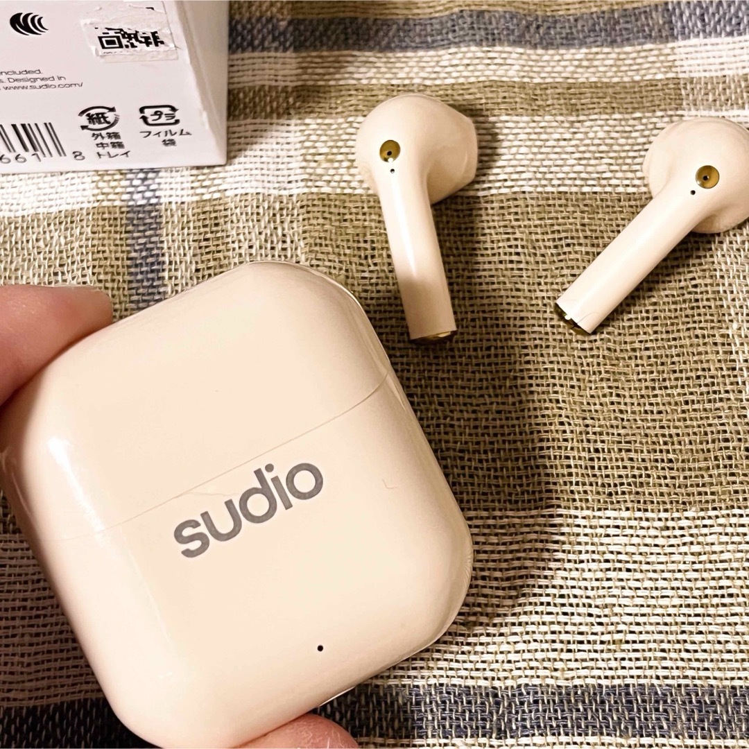 sudio(スーディオ)のsudio NIO ワイヤレスイヤホン スマホ/家電/カメラのオーディオ機器(ヘッドフォン/イヤフォン)の商品写真