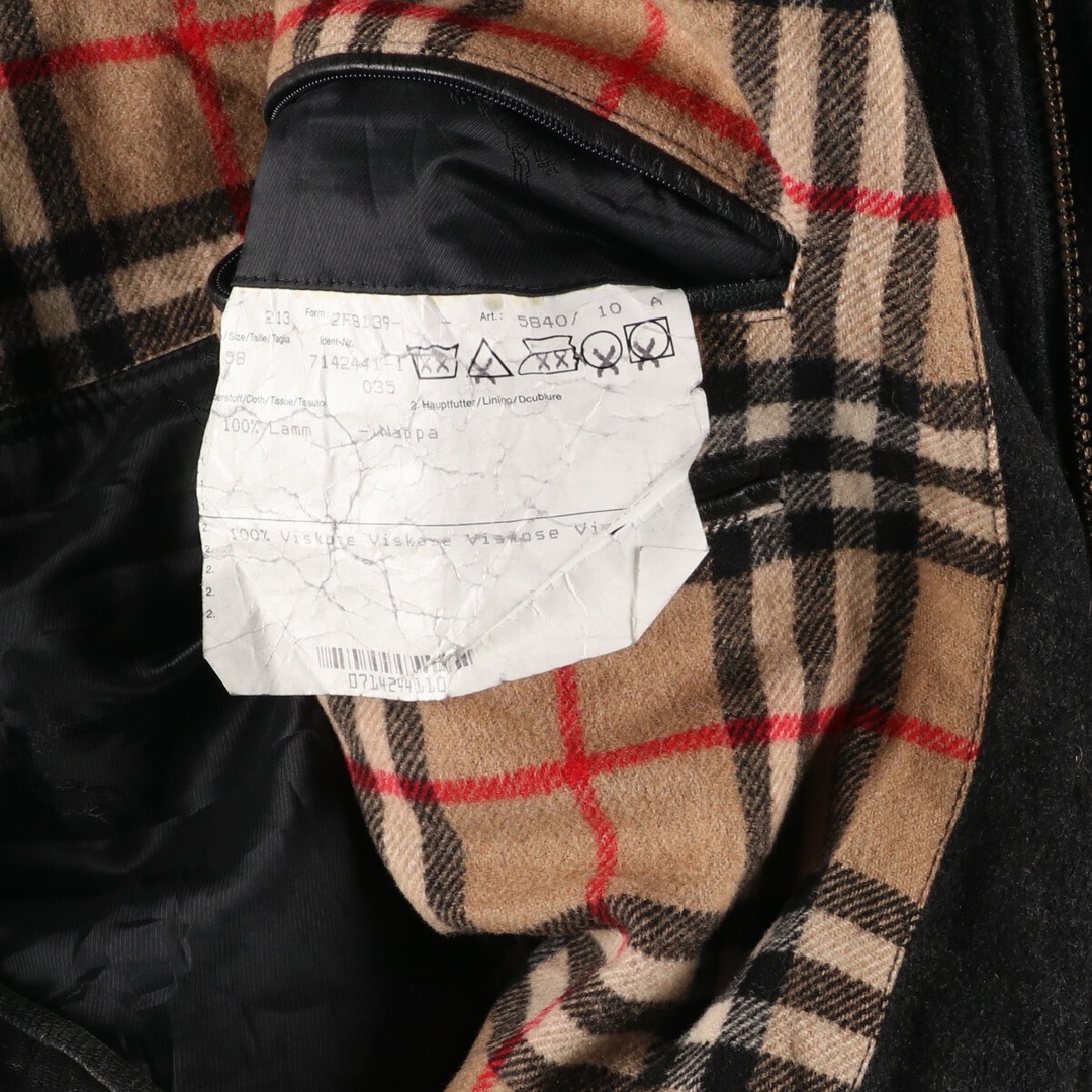 BURBERRY(バーバリー)の古着 80~90年代 バーバリー Burberry's レザージャケット メンズXXL ヴィンテージ /evb003950 メンズのジャケット/アウター(レザージャケット)の商品写真