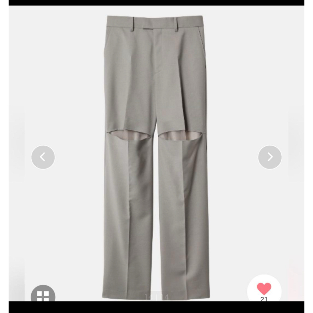 LE CIEL BLEU(ルシェルブルー)のLE CIEL BLEU IRENE SUMMER WOOL TROUSERS レディースのパンツ(その他)の商品写真