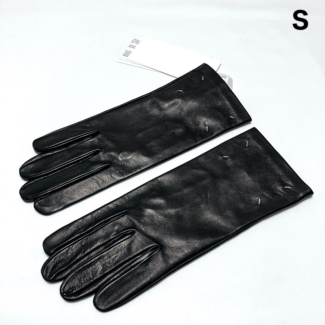 Maison Margiela（旧Maison Martin Margiela） - 新品 S 23aw マルジェラ レザーグローブ 手袋 黒 5814