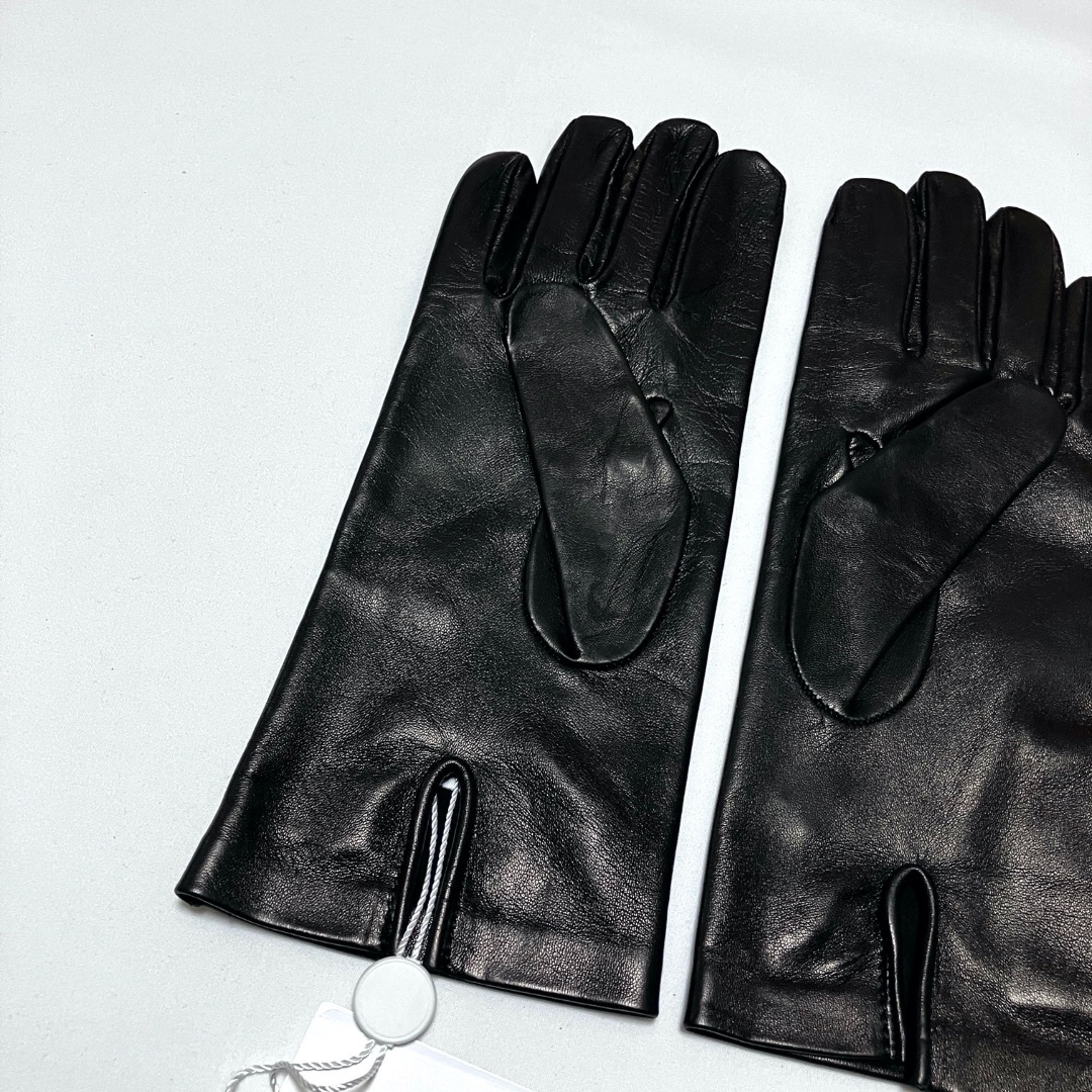 新品 S 23aw マルジェラ レザーグローブ 手袋 黒 5814