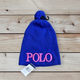 ポロラルフローレン(POLO RALPH LAUREN)のPOLO ラルフローレン　ニット帽　キッズ　女性米国購入　新品(ニット帽/ビーニー)