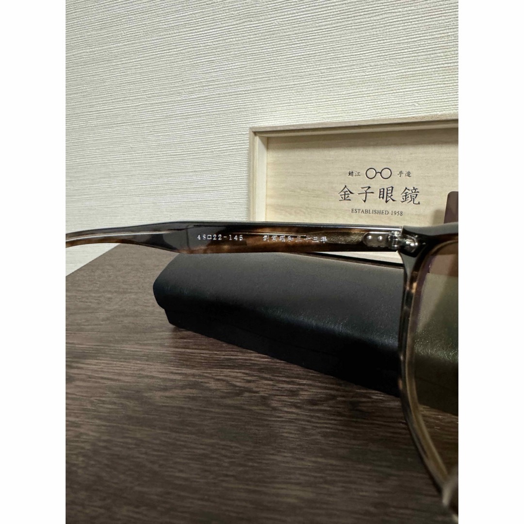 KANEKO OPTICAL(カネコガンキョウ)の✨《試着のみ》金子眼鏡KCS−29 ブラウン系 メンズのファッション小物(サングラス/メガネ)の商品写真