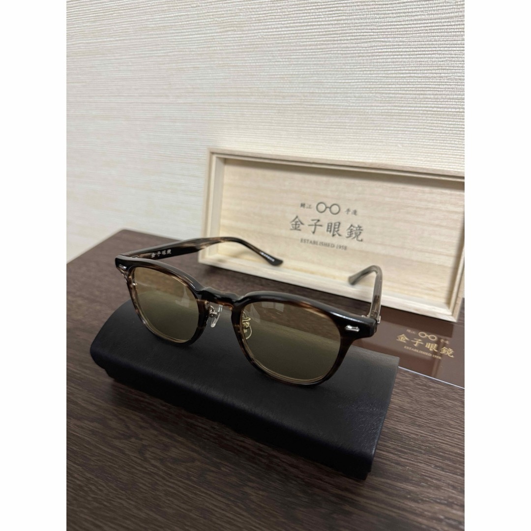 KANEKO OPTICAL(カネコガンキョウ)の✨《試着のみ》金子眼鏡KCS−29 ブラウン系 メンズのファッション小物(サングラス/メガネ)の商品写真