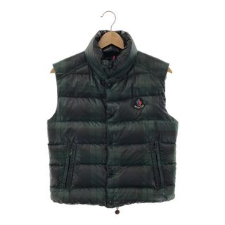 モンクレール(MONCLER)のモンクレール ダウンベスト ロゴワッペン 0 XSサイズ相当(ダウンベスト)