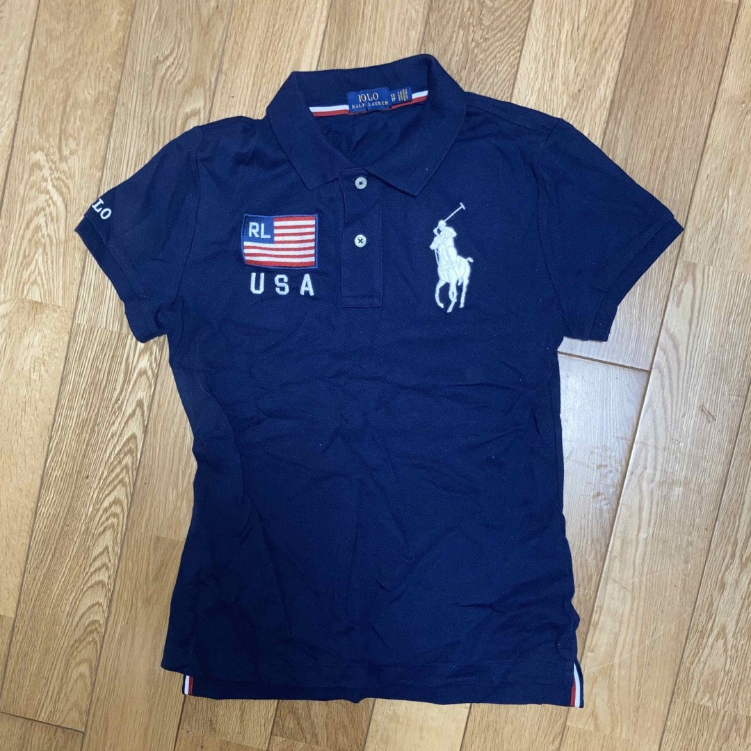 POLO RALPH LAUREN(ポロラルフローレン)のポロラルフローレン　ポロシャツ　xs レディースのトップス(ポロシャツ)の商品写真