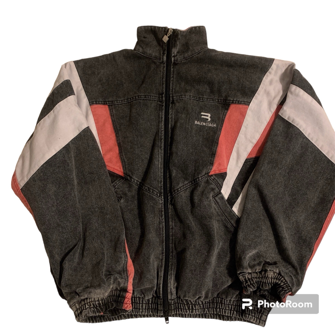 Balenciaga(バレンシアガ)のBALENCIAGA Denim Track Jacket メンズのジャケット/アウター(Gジャン/デニムジャケット)の商品写真