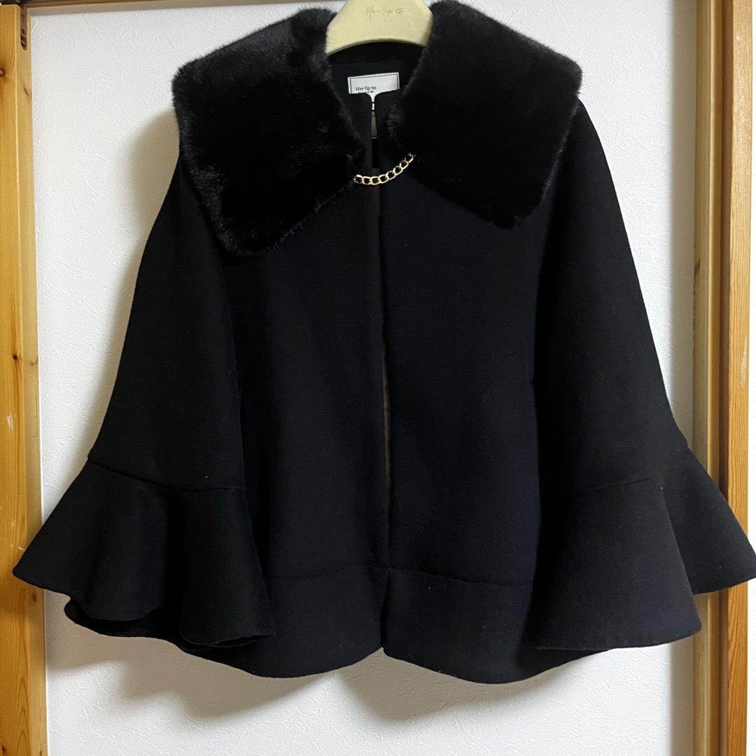 Her lip to - Convertible Faux Fur Tippet Coatの通販 by ss shop