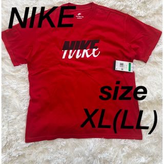 ナイキ(NIKE)の新品！NIKE スポーツウェア　Max90 メンズTシャツ　レッド　XL(LL)(Tシャツ/カットソー(半袖/袖なし))